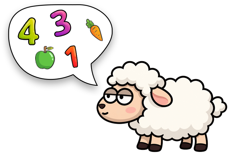 The Sudoku Village sheep beside a puzzle